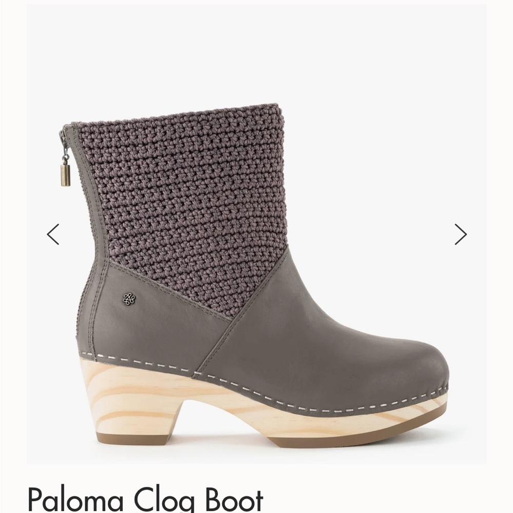 The Sak Gray Ankle Booties with Knit Design